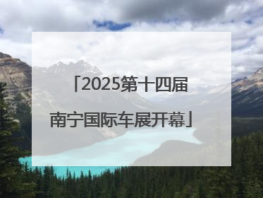2025第十四届南宁国际车展开幕