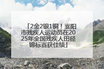 2金2银1铜！襄阳市残疾人运动员在2025年全国残疾人田径锦标赛获佳绩