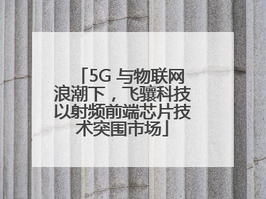 5G 与物联网浪潮下，飞骧科技以射频前端芯片技术突围市场
