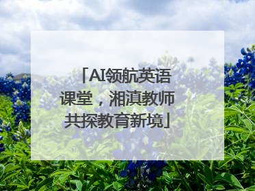 AI领航英语课堂，湘滇教师共探教育新境
