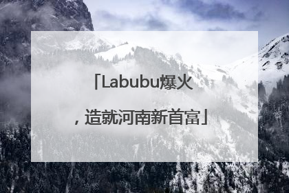 Labubu爆火，造就河南新首富